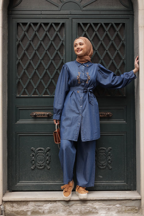 Rayaa Tencel 3 PC Set - Blue