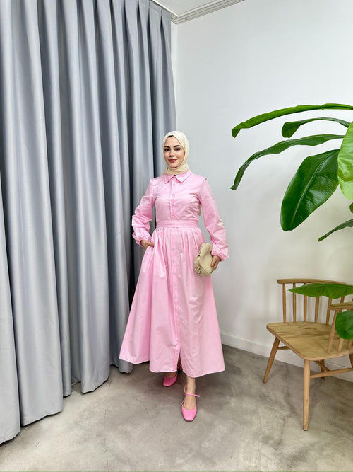 Saba Dress - Pink