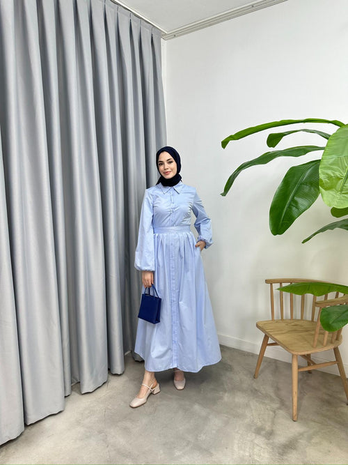 Saba Dress - Blue