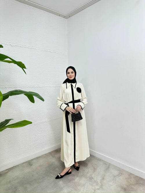 Saira Dress - Cream