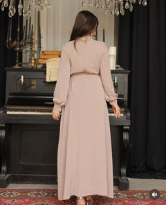 Narjis Dress - Taupe