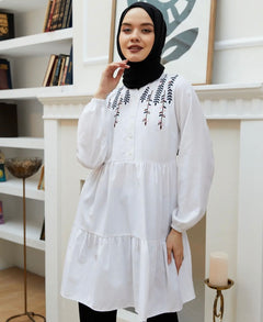 Safa Tunic - White