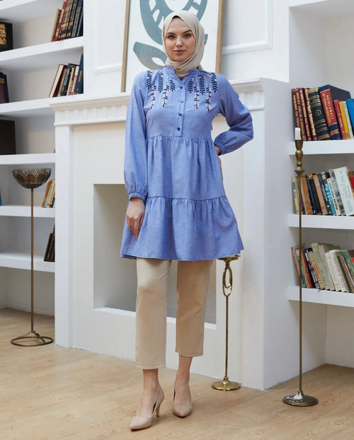 Safa Tunic - Blue