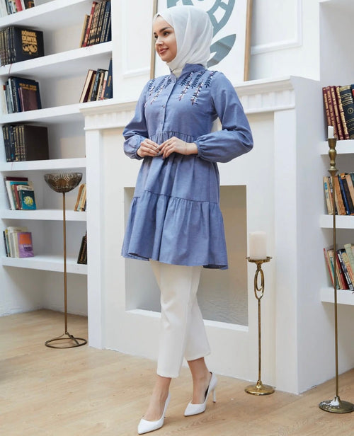 Safa Tunic - Blue