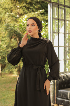 Narjis Dress - Black